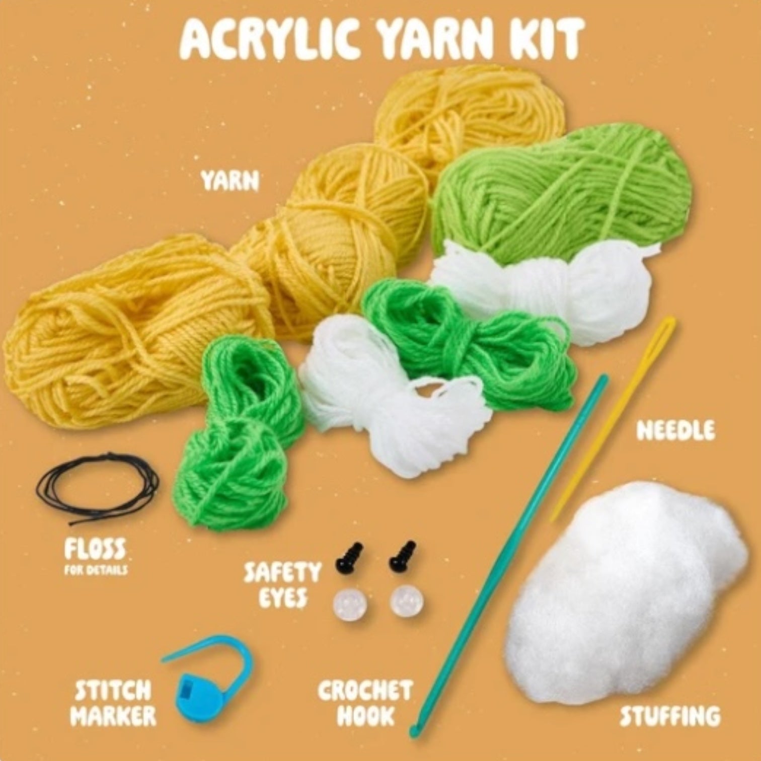 Zesty Besties Amigurumi Crochet Kit