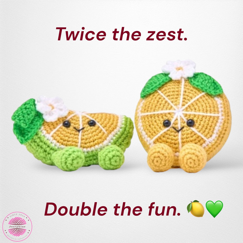 Zesty Besties Amigurumi Crochet Kit