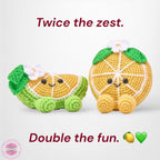Zesty Besties Amigurumi Crochet Kit