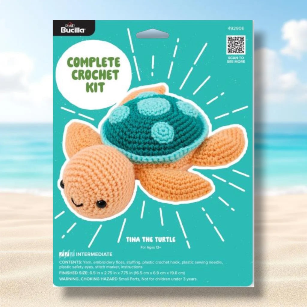Tina the Turtle Amigurumi Crochet Kit