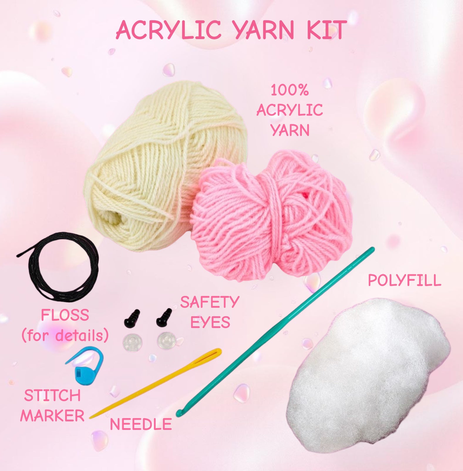 Cate the Cake Amigurumi Crochet Kit