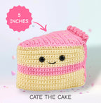 Cate the Cake Amigurumi Crochet Kit