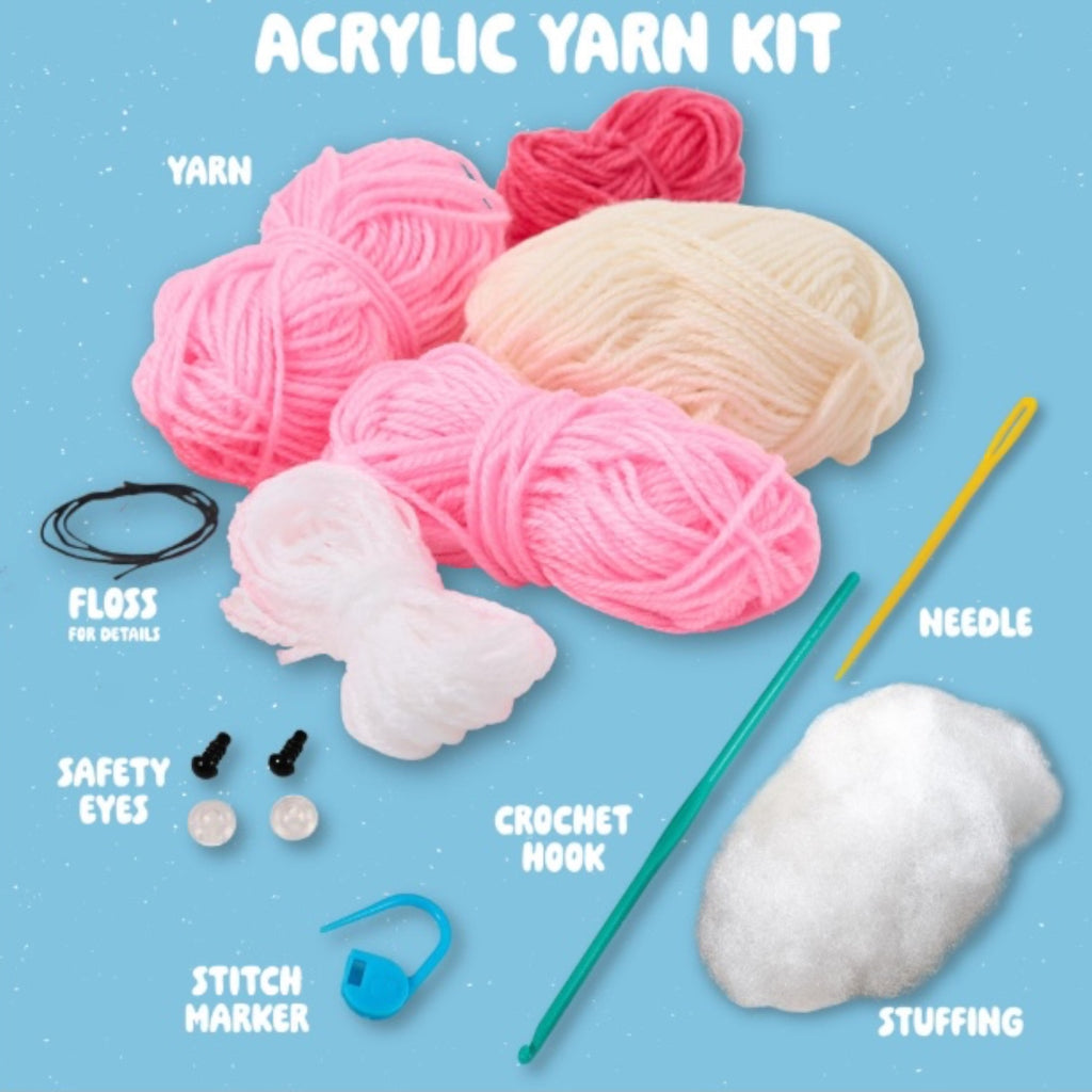 Two A-Dough-Rable Amigurumi Crochet Kit