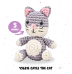Caylee the Cat Amigurumi Crochet Kit
