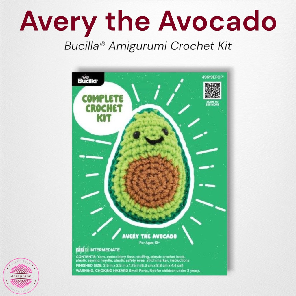 Avery the Avocado Amigurumi Crochet Kit