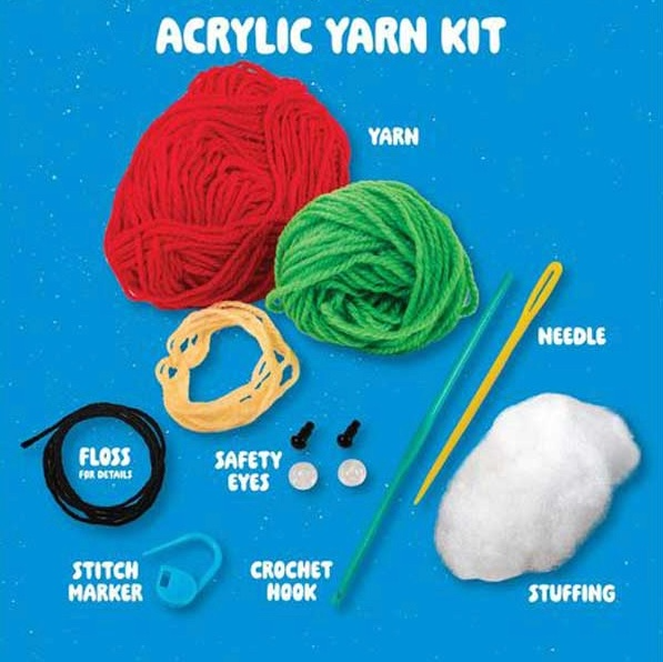 Sally the Strawberry Amigurumi Crochet Kit