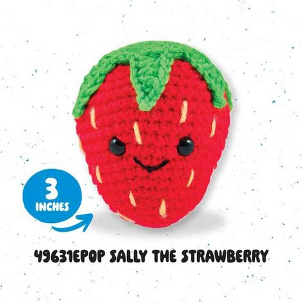 Sally the Strawberry Amigurumi Crochet Kit