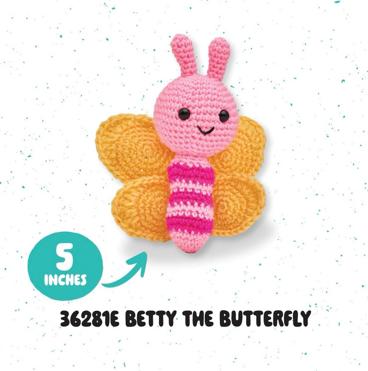 Betty the Butterfly Amigurumi Crochet Kit
