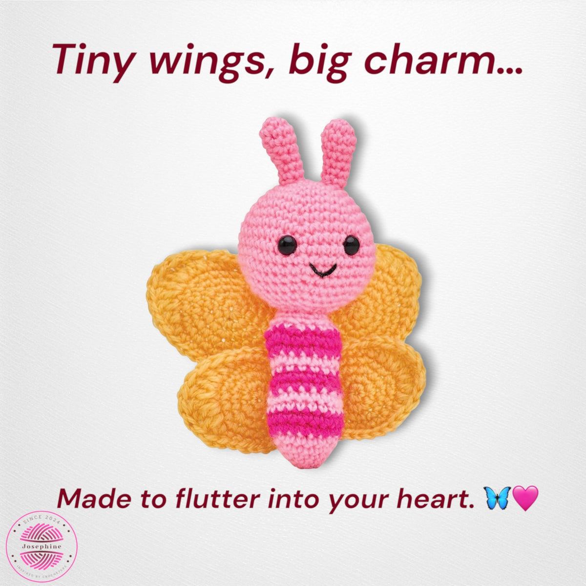 Betty the Butterfly Amigurumi Crochet Kit