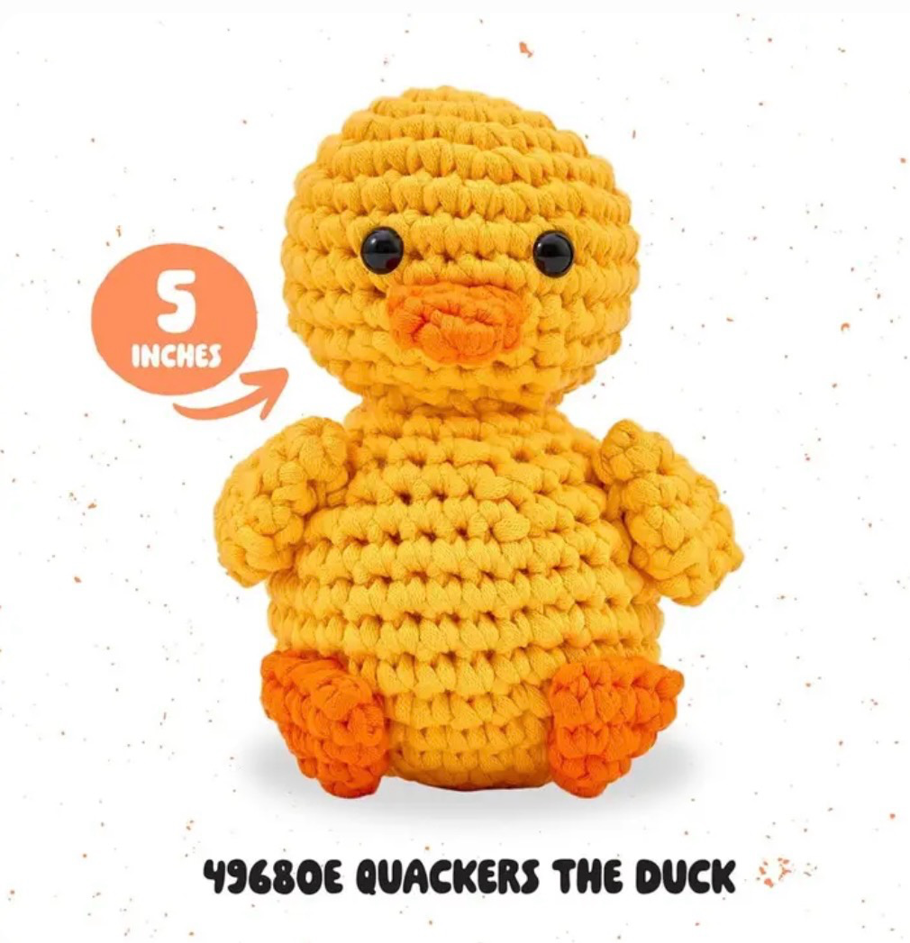 Quackers the Duck Amigurumi Crochet Kit