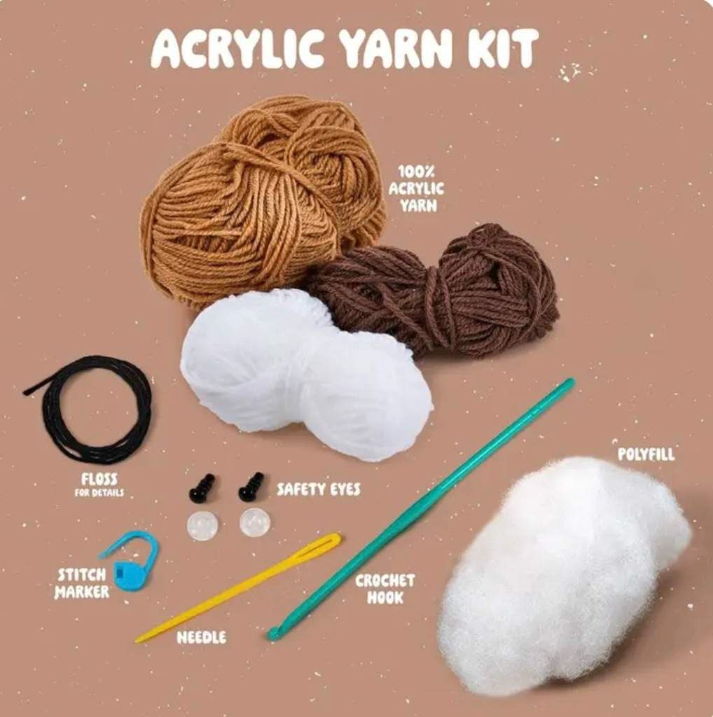 Marshy the S’More Amigurumi Crochet Kit