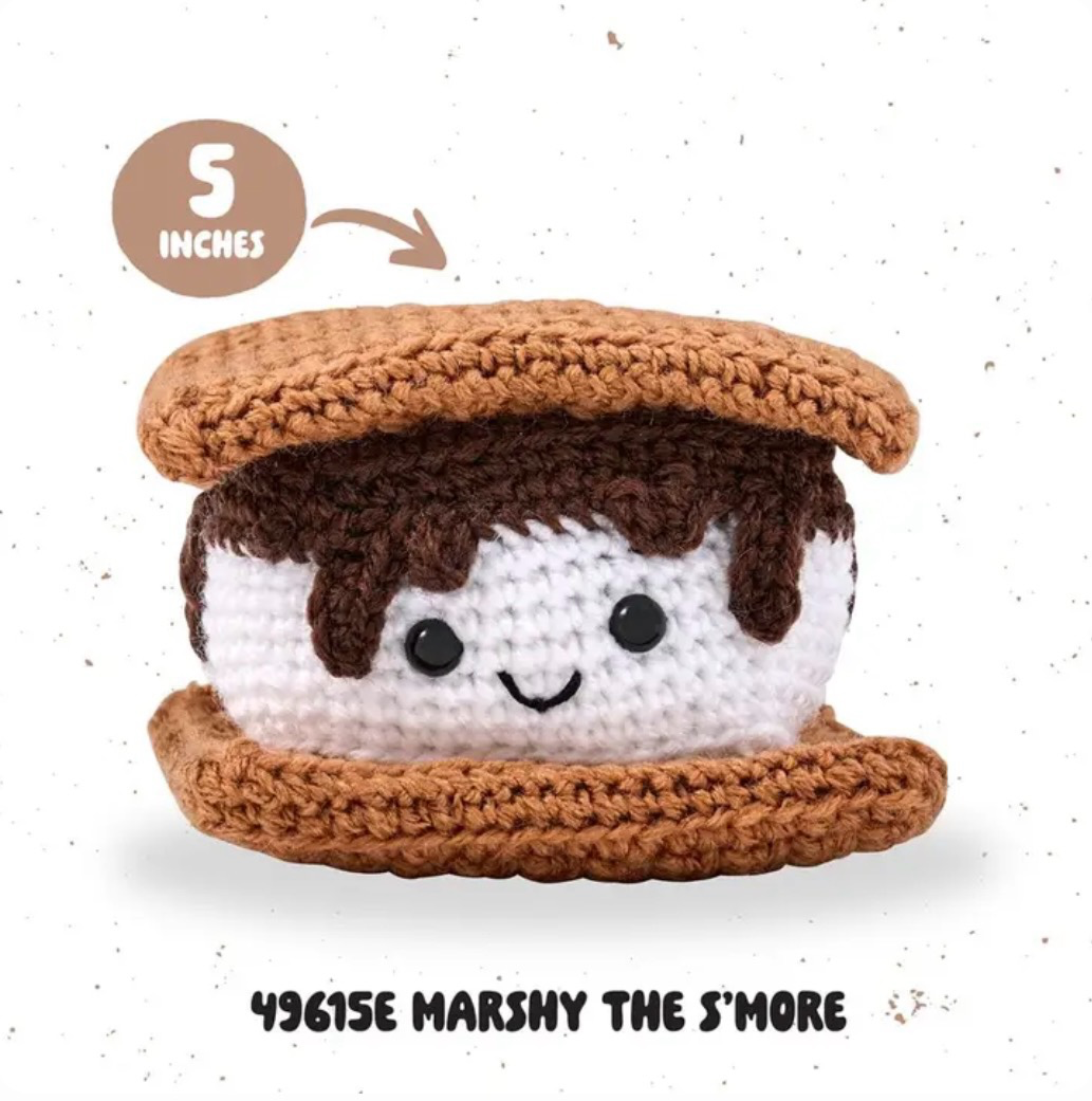 Marshy the S’More Amigurumi Crochet Kit