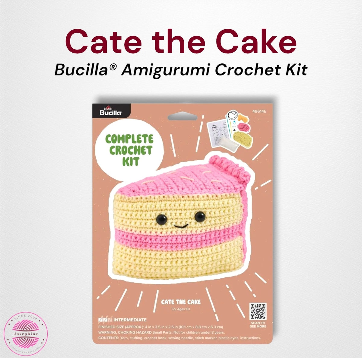 Cate the Cake Amigurumi Crochet Kit