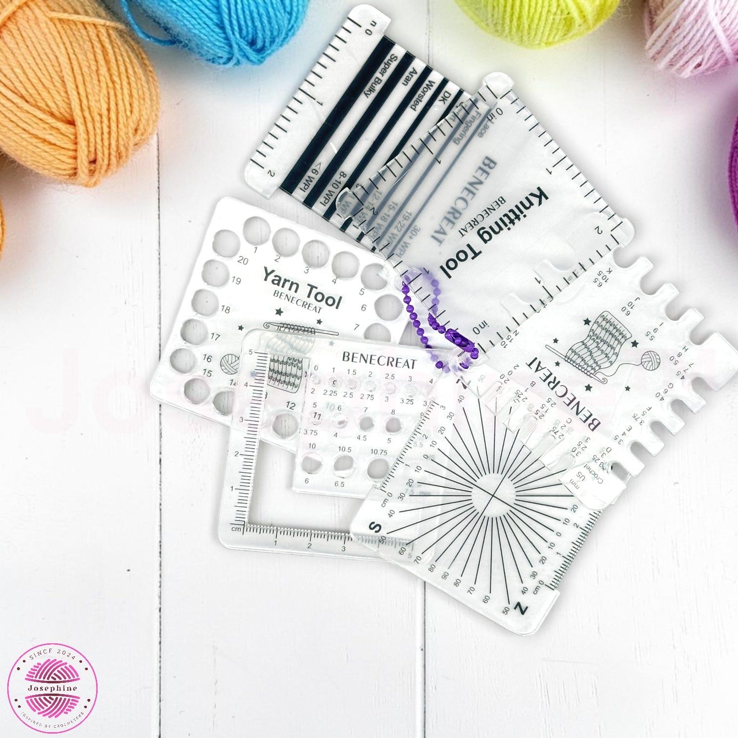 Josephine™ Stitch Standard 6-Piece Stitch Gauge Set