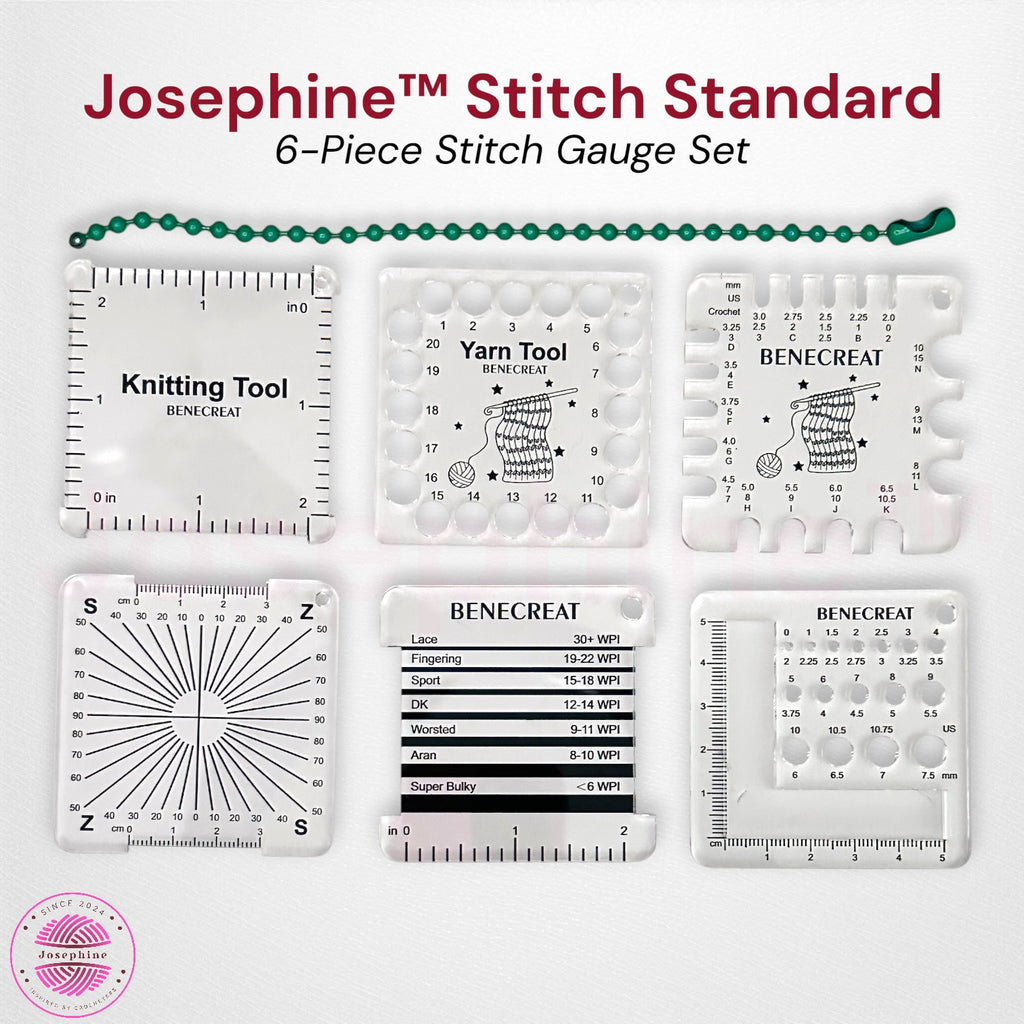 Josephine™ Stitch Standard 6-Piece Stitch Gauge Set