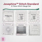 Josephine™ Stitch Standard 6-Piece Stitch Gauge Set