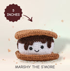 Marshy the S’More Amigurumi Crochet Kit