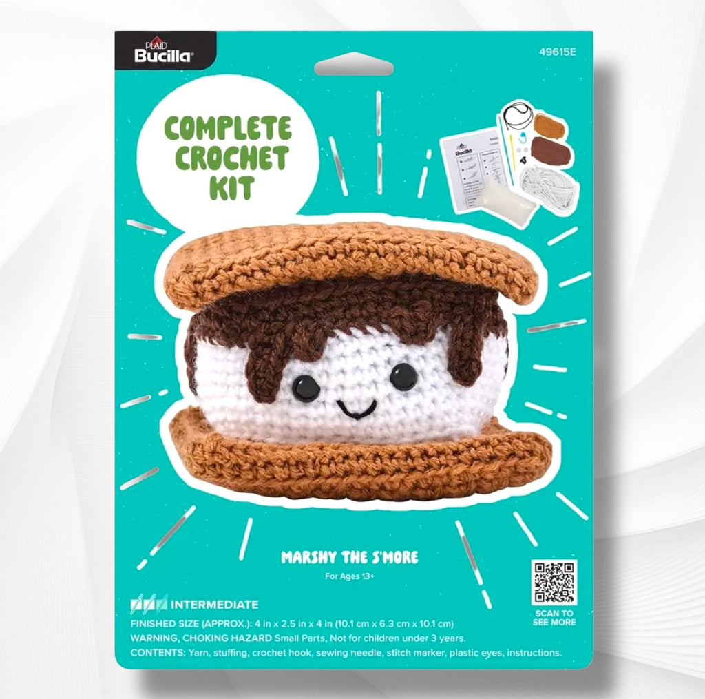 Marshy the S’More Amigurumi Crochet Kit