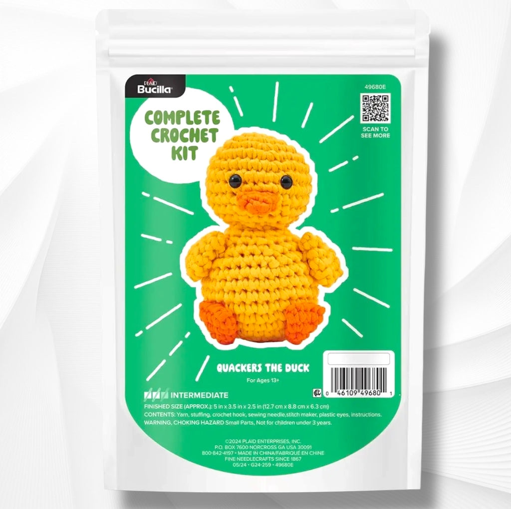 🦆✨Quackers the Duck Amigurumi Crochet Kit