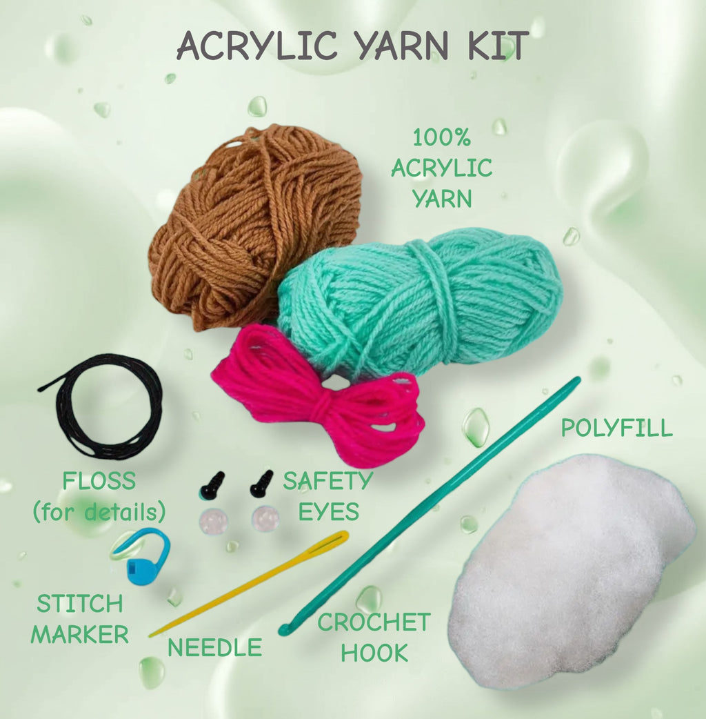 🍦✨ Ramone the Cone Amigurumi Crochet Kit