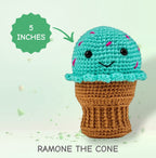 🍦✨ Ramone the Cone Amigurumi Crochet Kit