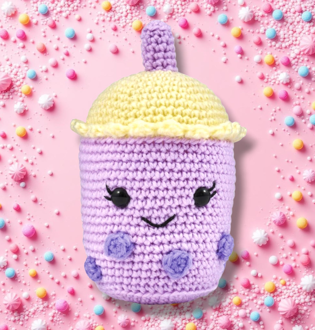 Sarah the Boba Tea Amigurumi Crochet Kit