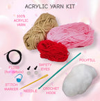 🧁✨ Sherry the Cupcake Amigurumi Crochet Kit