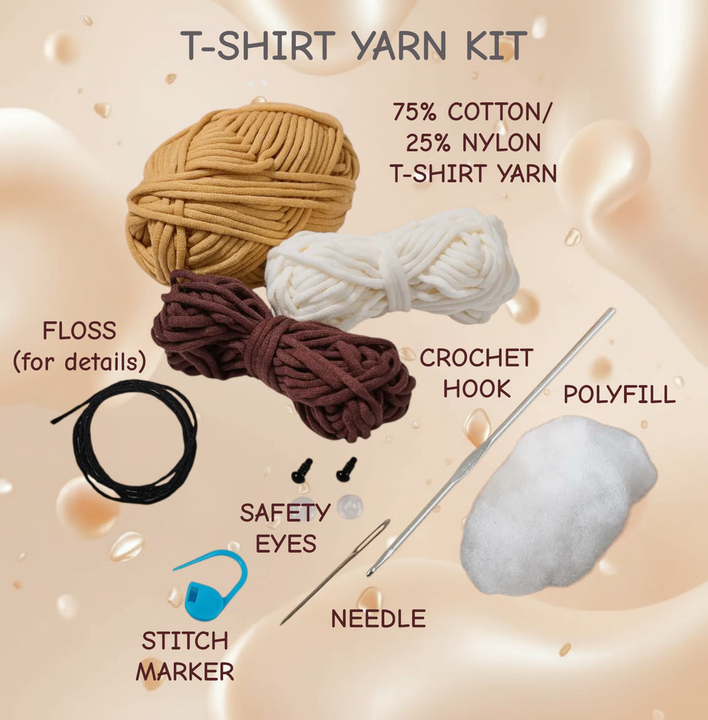 🔥🍫 Simone the S’More Amigurumi Crochet Kit