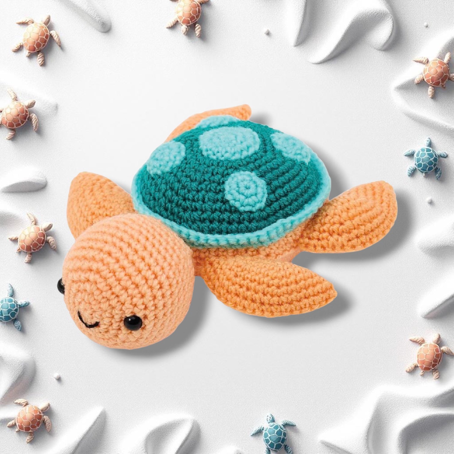 Tina the Turtle Amigurumi Crochet Kit