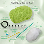 🌱✨ Triplets in a Pod Amigurumi Crochet Kit