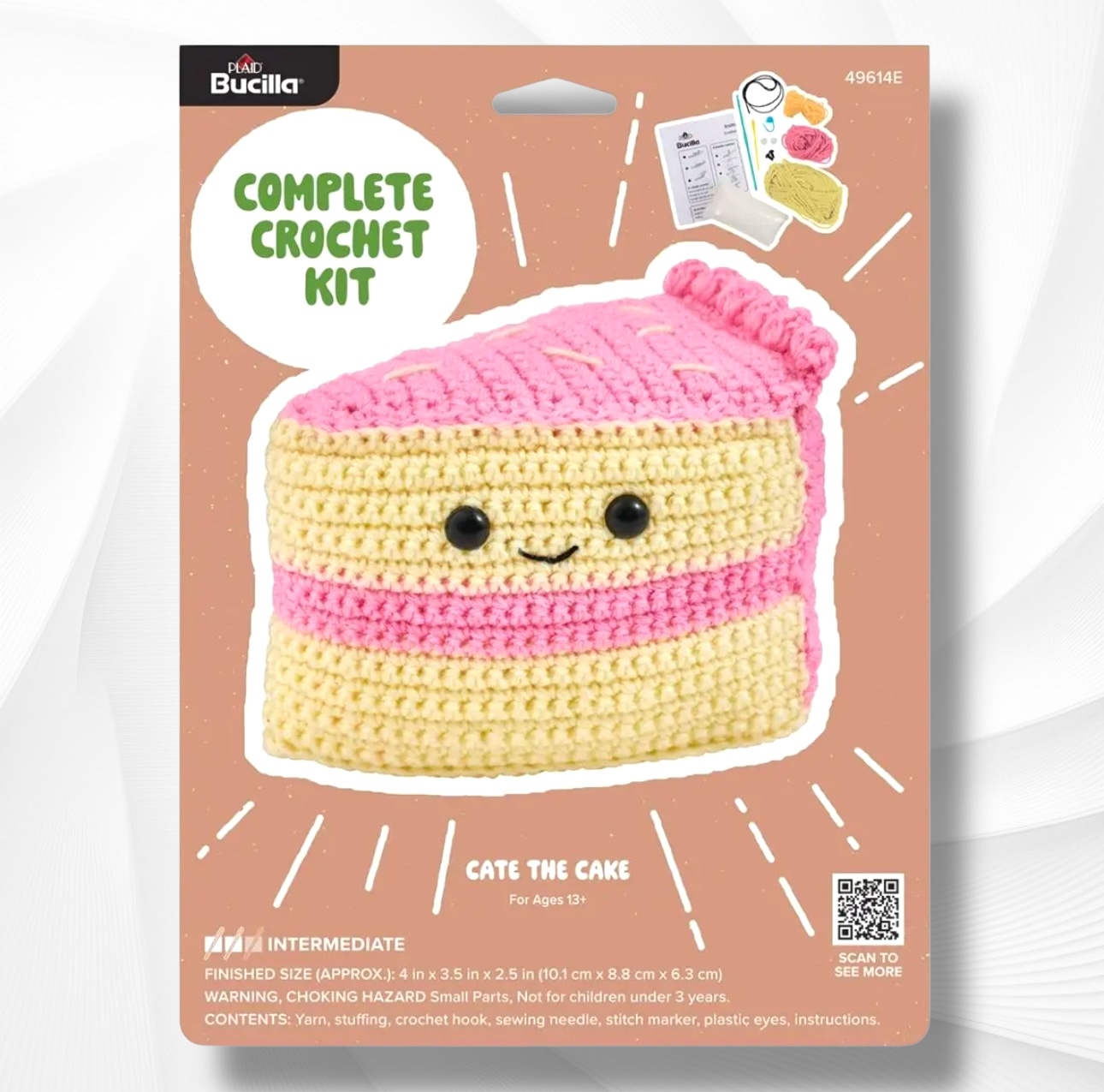 Cate the Cake Amigurumi Crochet Kit